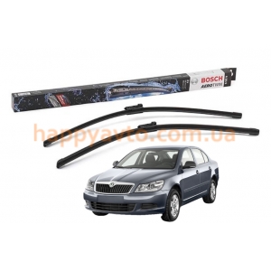 Комплект дворников на Skoda Octavia A5 2004-2013 — Bosch AeroTwin